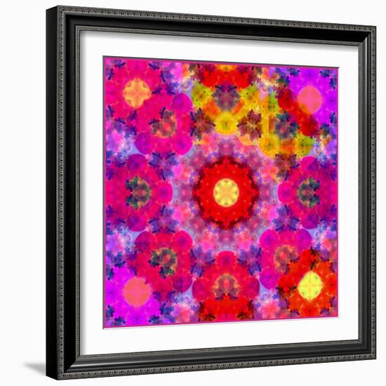 Symmetric Dreamy Photographic Layer Work from Tulips-Alaya Gadeh-Framed Photographic Print