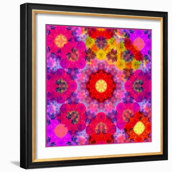 Symmetric Dreamy Photographic Layer Work from Tulips-Alaya Gadeh-Framed Photographic Print