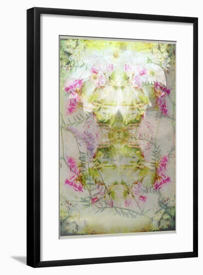 Symmetric Floral Montage from Flowers-Alaya Gadeh-Framed Photographic Print