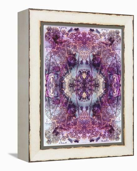 Symmetric Floral Montage from Flowers-Alaya Gadeh-Framed Premier Image Canvas
