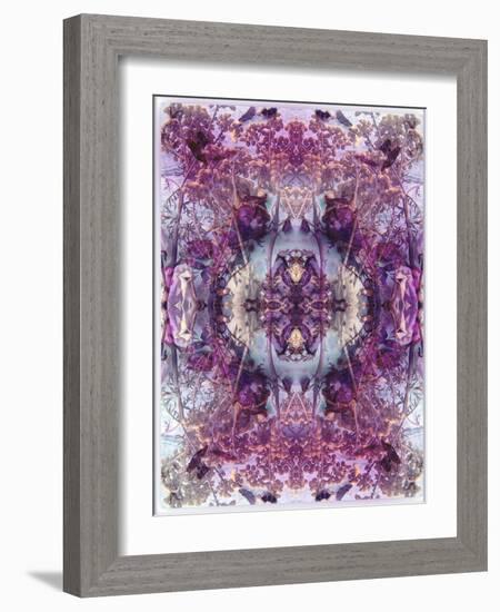 Symmetric Floral Montage from Flowers-Alaya Gadeh-Framed Photographic Print