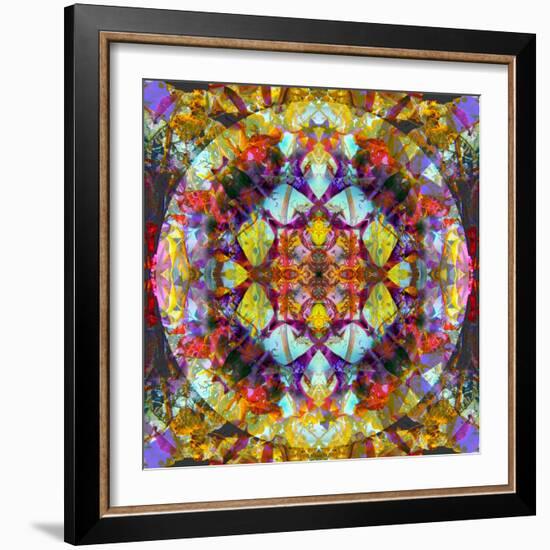 Symmetric Layer Work from Flower Photographs-Alaya Gadeh-Framed Photographic Print