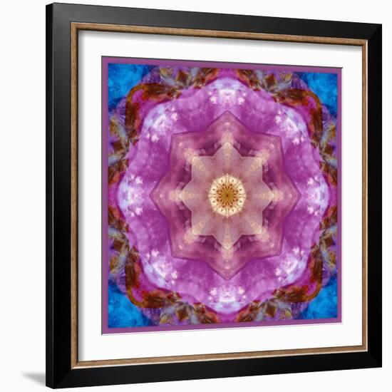 Symmetric Layer Work from Flowers Photographs-Alaya Gadeh-Framed Photographic Print