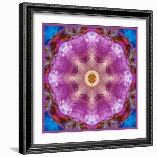 Symmetric Layer Work from Flowers Photographs-Alaya Gadeh-Framed Photographic Print