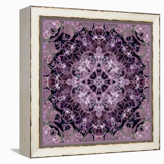 Symmetric Montage of Flowers-Alaya Gadeh-Framed Premier Image Canvas