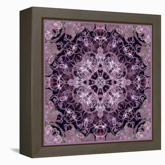 Symmetric Montage of Flowers-Alaya Gadeh-Framed Premier Image Canvas