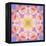 Symmetric Multicolor Layer Work of Blossoms-Alaya Gadeh-Framed Premier Image Canvas