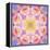 Symmetric Multicolor Layer Work of Blossoms-Alaya Gadeh-Framed Premier Image Canvas