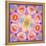 Symmetric Multicolor Layer Work of Blossoms-Alaya Gadeh-Framed Premier Image Canvas