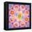 Symmetric Multicolor Layer Work of Blossoms-Alaya Gadeh-Framed Premier Image Canvas