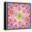 Symmetric Multicolor Layer Work of Blossoms-Alaya Gadeh-Framed Premier Image Canvas