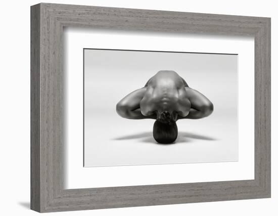 Symmetrical Gymnast-Ross Oscar-Framed Photographic Print