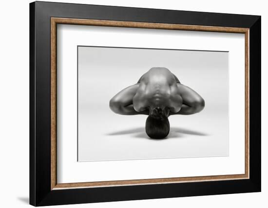 Symmetrical Gymnast-Ross Oscar-Framed Photographic Print