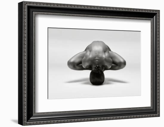 Symmetrical Gymnast-Ross Oscar-Framed Photographic Print