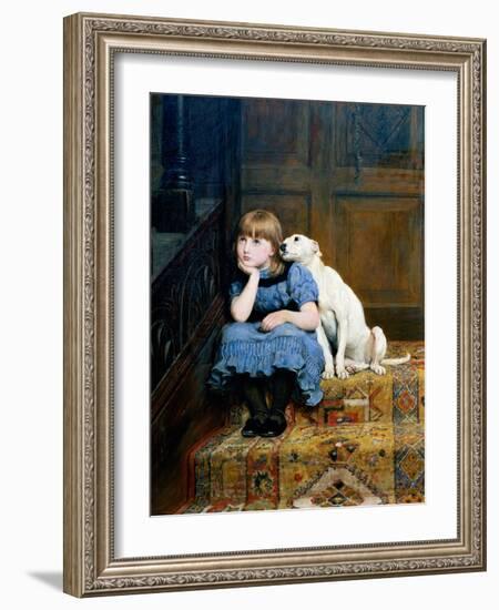 Sympathy, 1877-Briton Rivi?re-Framed Premium Giclee Print