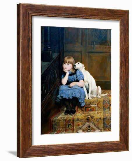 Sympathy, 1877-Briton Rivi?re-Framed Premium Giclee Print