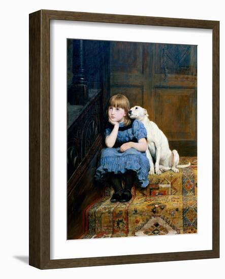 Sympathy, 1877-Briton Rivi?re-Framed Giclee Print