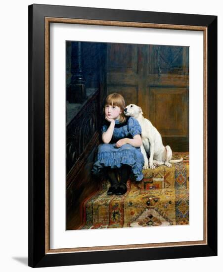 Sympathy, 1877-Briton Rivi?re-Framed Giclee Print