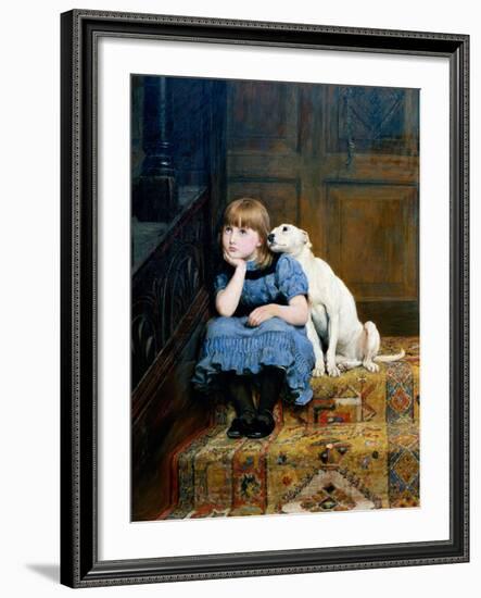 Sympathy, 1877-Briton Rivi?re-Framed Giclee Print