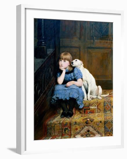 Sympathy, 1877-Briton Rivi?re-Framed Giclee Print