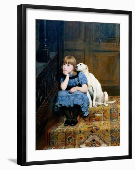 Sympathy, 1877-Briton Rivi?re-Framed Giclee Print