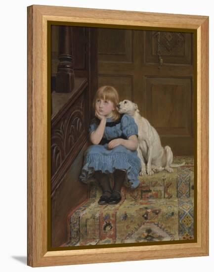 Sympathy-Briton Riviere-Framed Premier Image Canvas