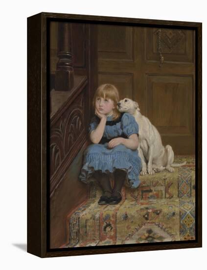 Sympathy-Briton Riviere-Framed Premier Image Canvas