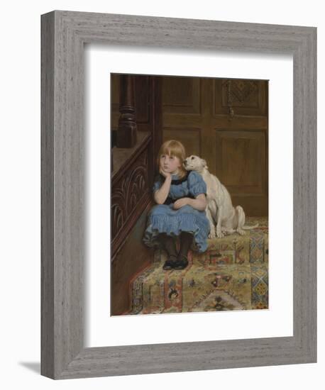 Sympathy-Briton Riviere-Framed Premium Giclee Print