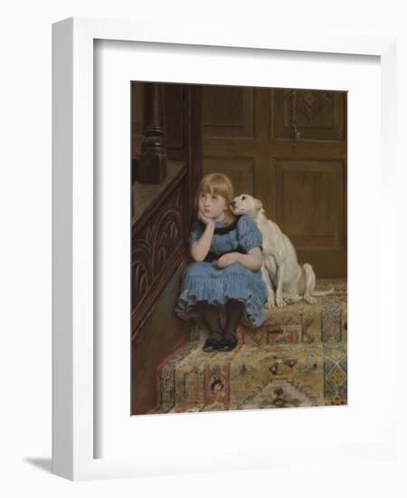 Sympathy-Briton Riviere-Framed Premium Giclee Print