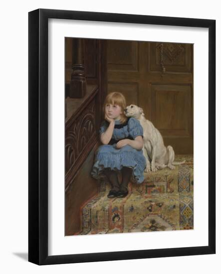 Sympathy-Briton Riviere-Framed Giclee Print