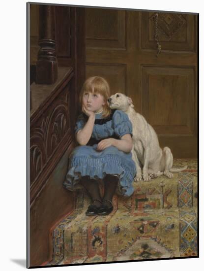 Sympathy-Briton Riviere-Mounted Giclee Print