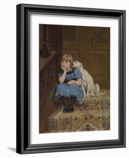 Sympathy-Briton Riviere-Framed Giclee Print