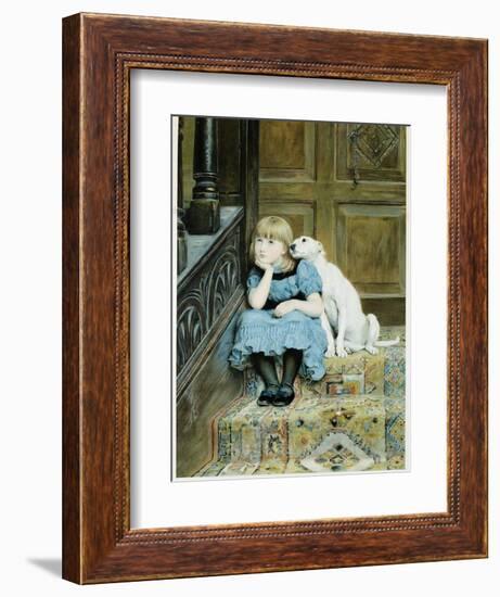 Sympathy-Briton Rivière-Framed Giclee Print