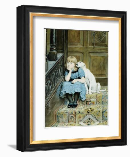 Sympathy-Briton Rivière-Framed Giclee Print