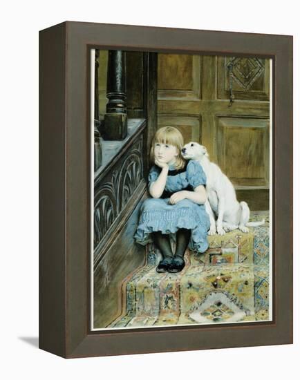 Sympathy-Briton Rivière-Framed Premier Image Canvas