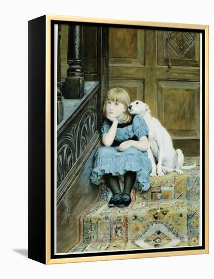 Sympathy-Briton Rivière-Framed Premier Image Canvas