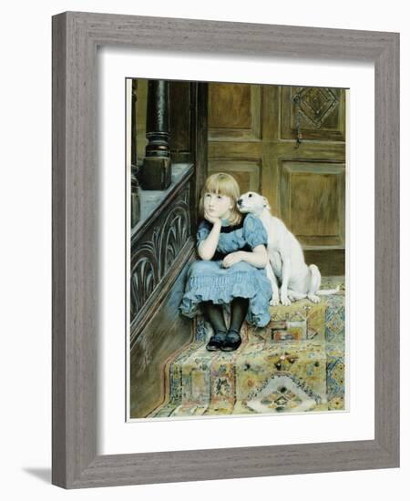 Sympathy-Briton Rivière-Framed Giclee Print