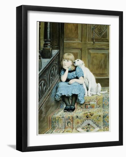 Sympathy-Briton Rivière-Framed Giclee Print