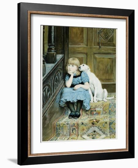 Sympathy-Briton Rivière-Framed Giclee Print