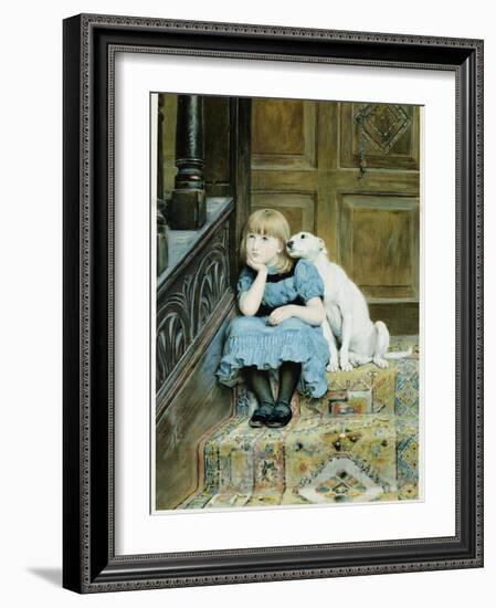 Sympathy-Briton Rivière-Framed Giclee Print