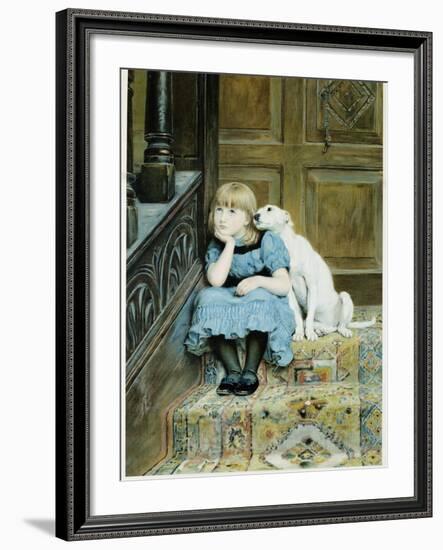 Sympathy-Briton Rivière-Framed Giclee Print