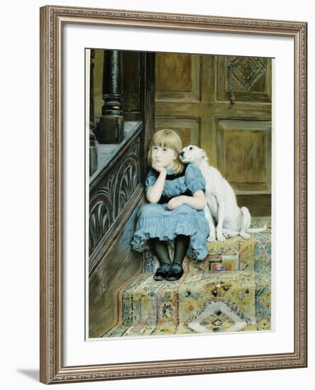 Sympathy-Briton Rivière-Framed Giclee Print