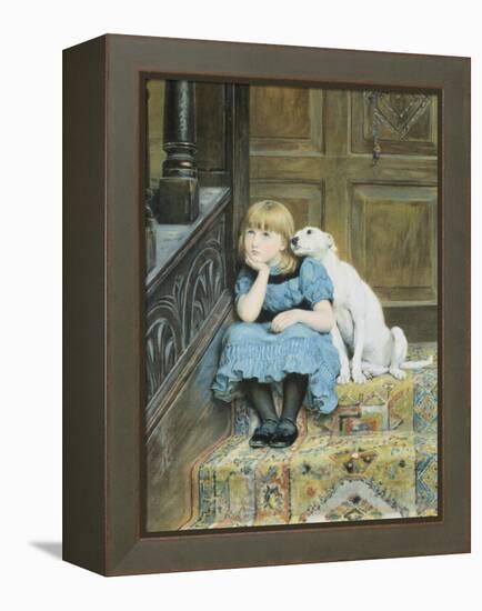 Sympathy-Briton Rivière-Framed Premier Image Canvas