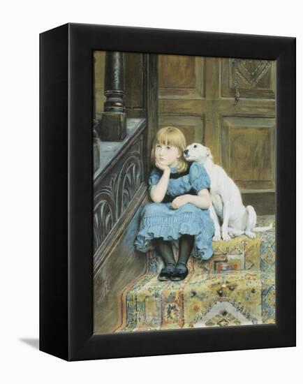 Sympathy-Briton Rivière-Framed Premier Image Canvas