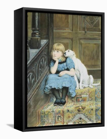 Sympathy-Briton Rivière-Framed Premier Image Canvas