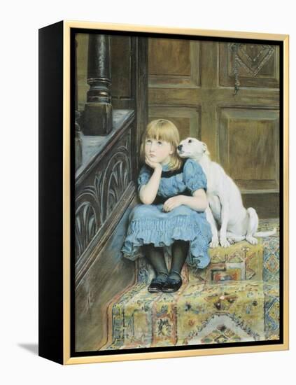 Sympathy-Briton Rivière-Framed Premier Image Canvas