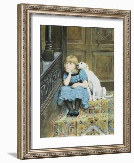 Sympathy-Briton Rivière-Framed Giclee Print