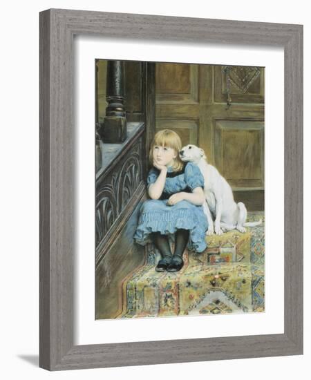 Sympathy-Briton Rivière-Framed Giclee Print