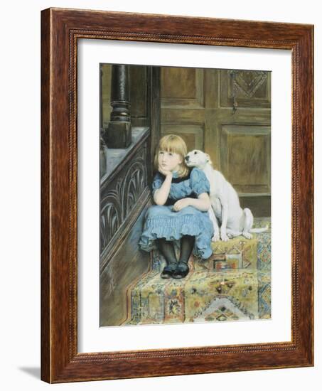 Sympathy-Briton Rivière-Framed Giclee Print