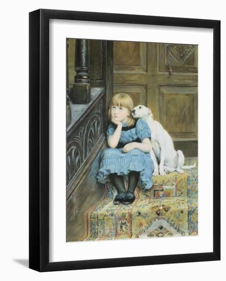 Sympathy-Briton Rivière-Framed Giclee Print